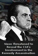 A stunning, long-overlooked Nixon Watergate-era tape shows Richard Nixon warning CIA Director Richard Helms that he knows of CIA involvement in the murder of John F. Kennedy- ''I know who shot John.'' 